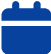 Blue icon calendar